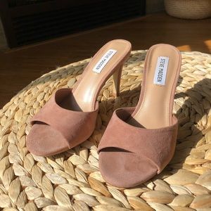 Steve Madden Blush Suede Heels